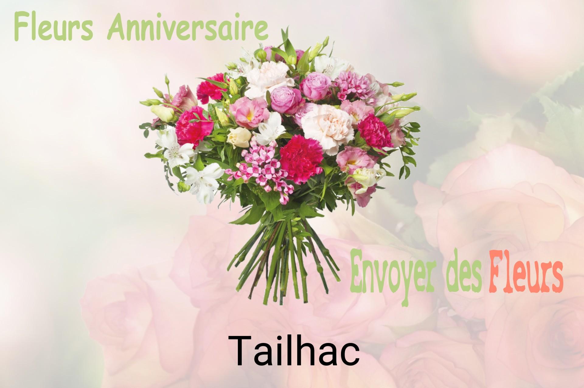 Bouquet de fleurs d’anniversaire livré à Tailhac